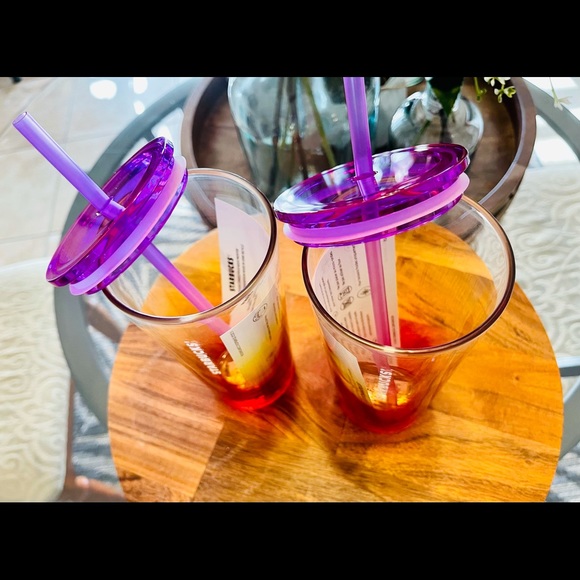 Starbucks Ombré Sunset Glass Reusable Tumbler - Picture 9 of 16